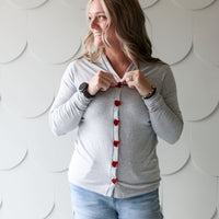 *Pre-Sale* Heart Button Up Cardi