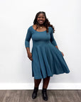 *Pre-Sale* 3/4 Sleeve Circle Dress