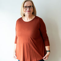 *Pre-Sale* Pleated Long Sleeve