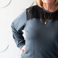 *Pre-Sale* Lace Sweatshirt