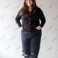 *Pre-Sale* Heart Button Up Cardi