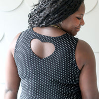 *Pre-Sale* Tank Heart Cut-Out Circle Dress