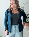 *Pre-Sale* Heart Pocket Button Up Cardi