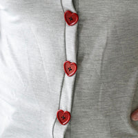 *Pre-Sale* Heart Button Up Cardi