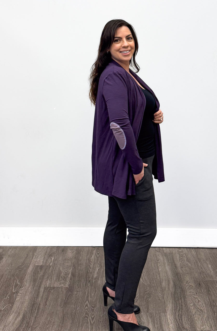 Boxing Week *Pre-Sale* Layer Cardi w/Elbow Patches