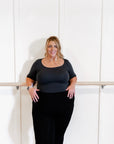 *Pre-Sale* Half-Sleeve Bodysuit - Scoop Neck
