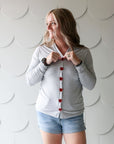 *Pre-Sale* Heart Button Up Cardi