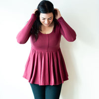 *Pre-Sale* Long Sleeve Frill Top