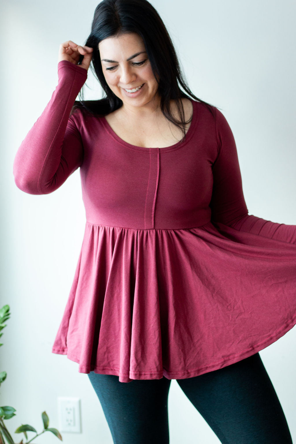 *Pre-Sale* Long Sleeve Frill Top