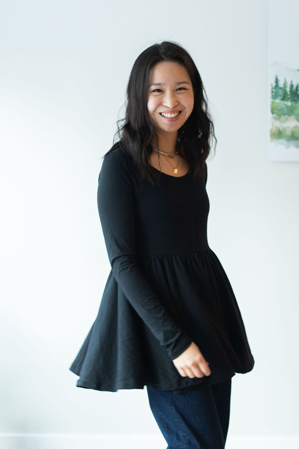 *Pre-Sale* Long Sleeve Frill Top