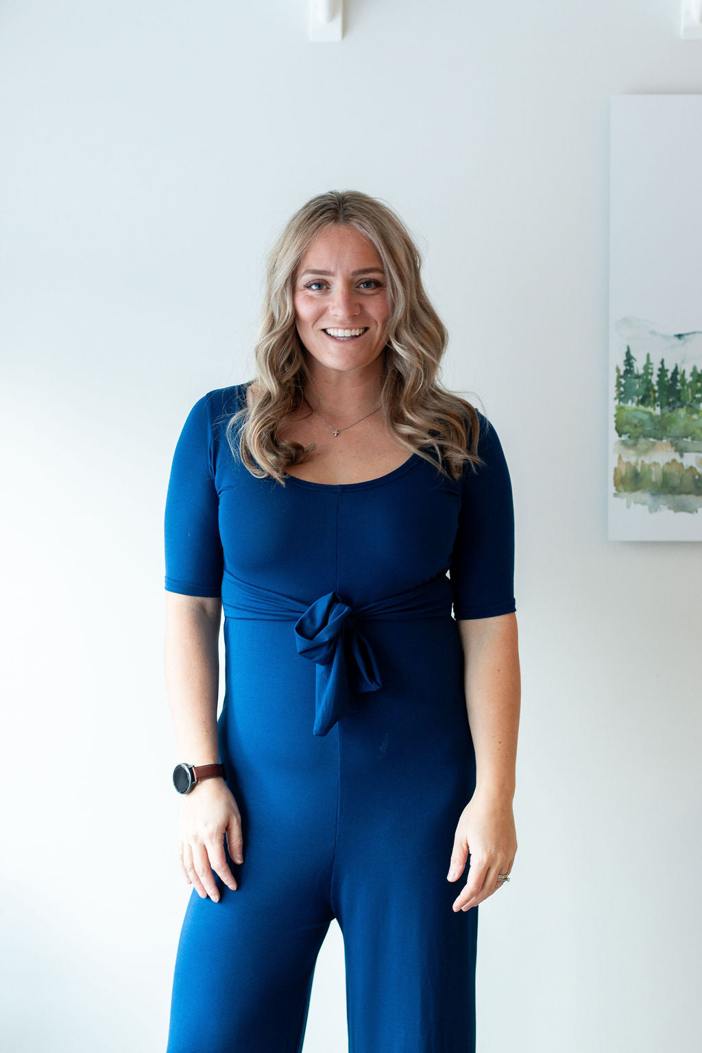 *Pre-Sale* Half Sleeve Tie Romper