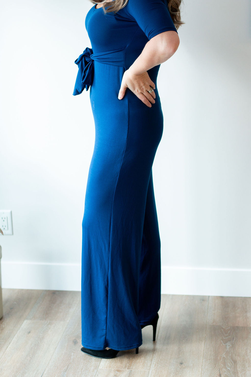 *Pre-Sale* Half Sleeve Tie Romper