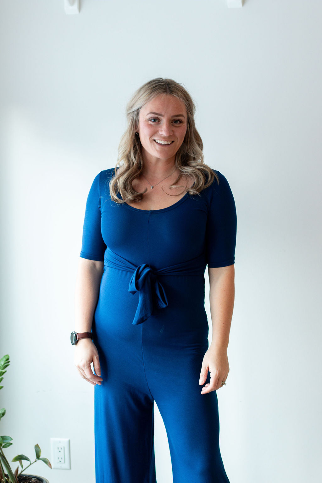 *Pre-Sale* Half Sleeve Tie Romper