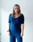 *Pre-Sale* Half Sleeve Tie Romper