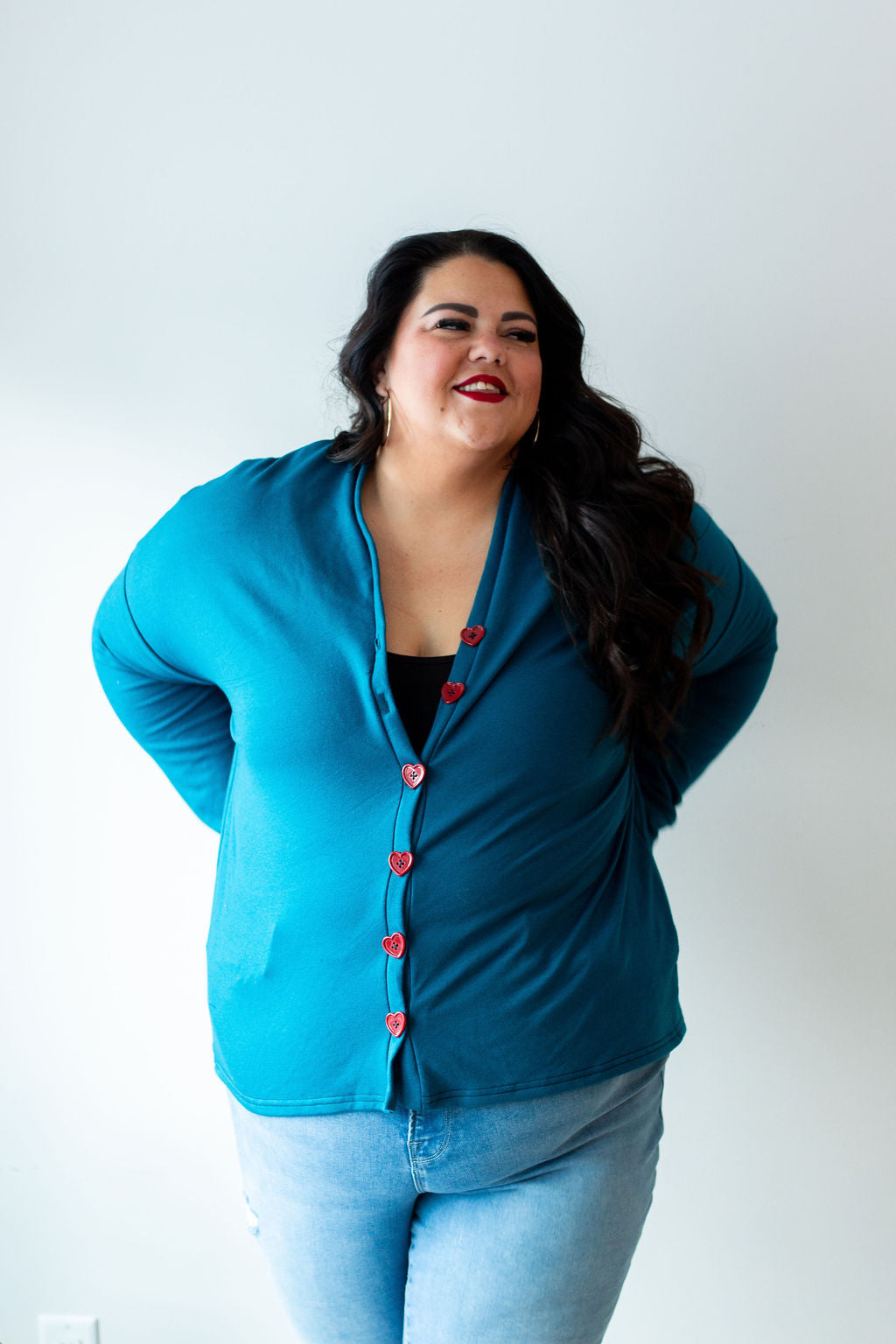 *Pre-Sale* Heart Button Up Cardi