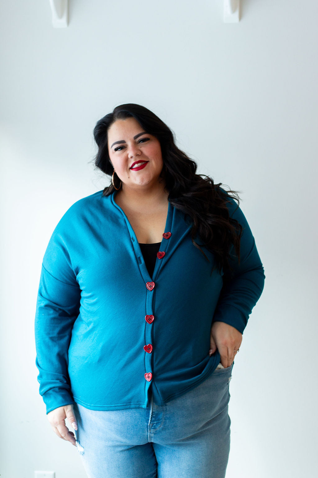 *Pre-Sale* Heart Button Up Cardi