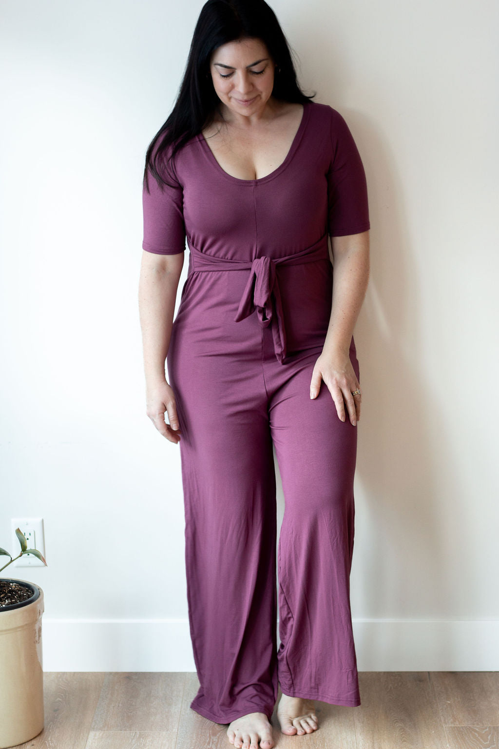 *Pre-Sale* Half Sleeve Tie Romper