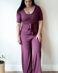 *Pre-Sale* Half Sleeve Tie Romper