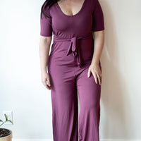 *Pre-Sale* Half Sleeve Tie Romper