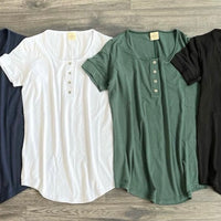 *Pre-Sale* Short Sleeve Henley