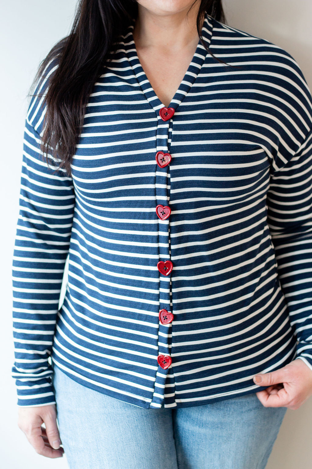 *Pre-Sale* Heart Button Up Cardi