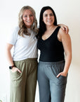 *Pre-Sale* Ruched Waist Straight Leg Pants