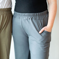 *Pre-Sale* Ruched Waist Straight Leg Pants