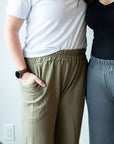 *Pre-Sale* Ruched Waist Straight Leg Pants