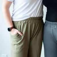 *Pre-Sale* Ruched Waist Straight Leg Pants