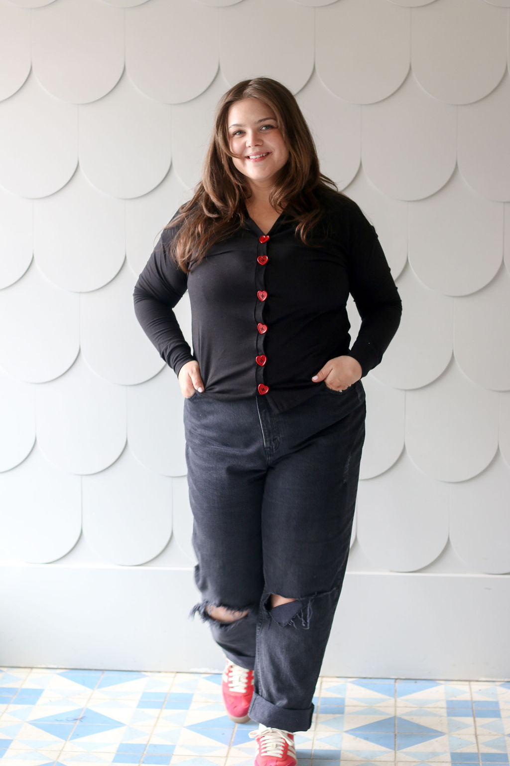 *Pre-Sale* Heart Button Up Cardi