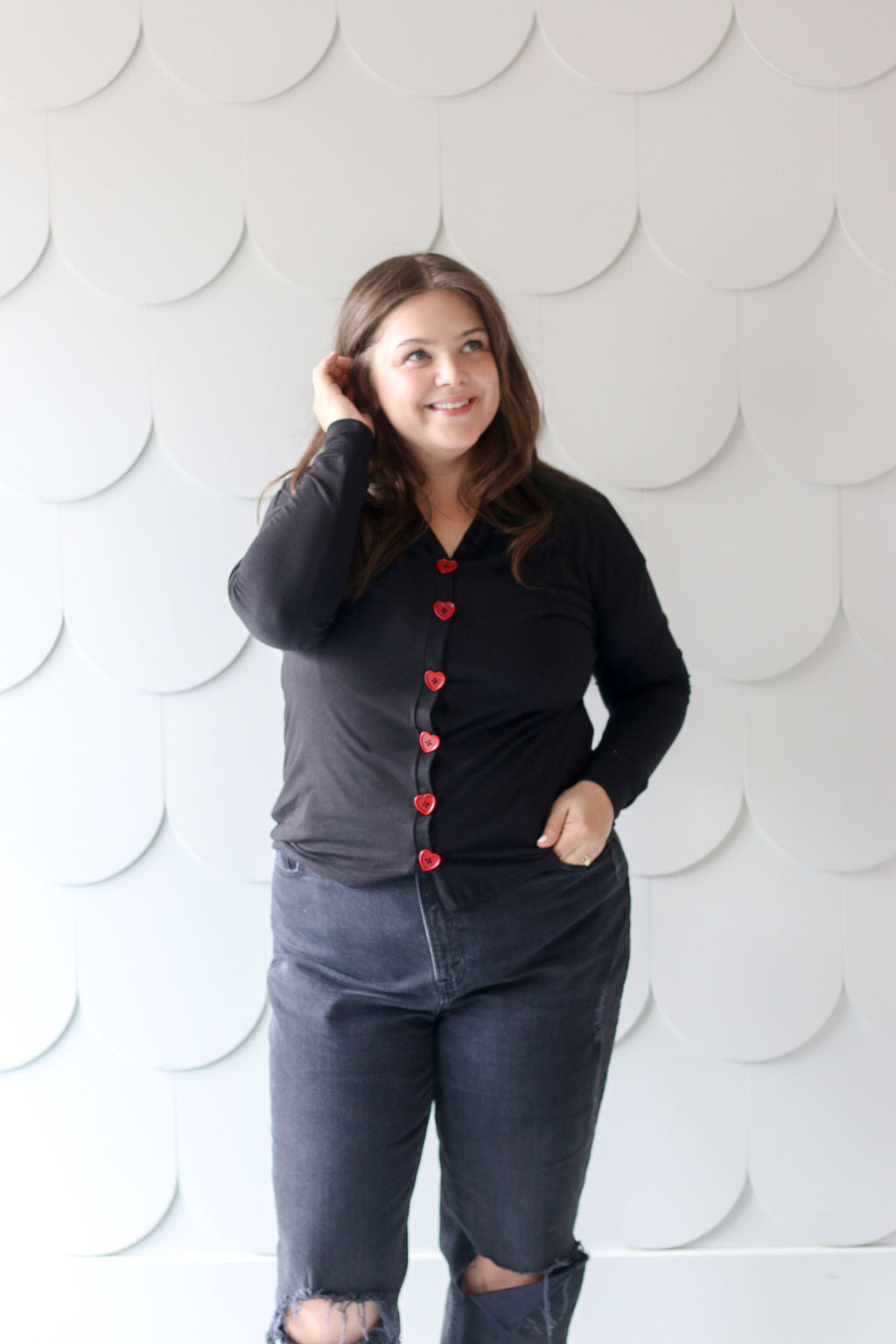 *Pre-Sale* Heart Button Up Cardi