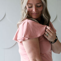 *Pre-Sale* Flutter Sleeve Top