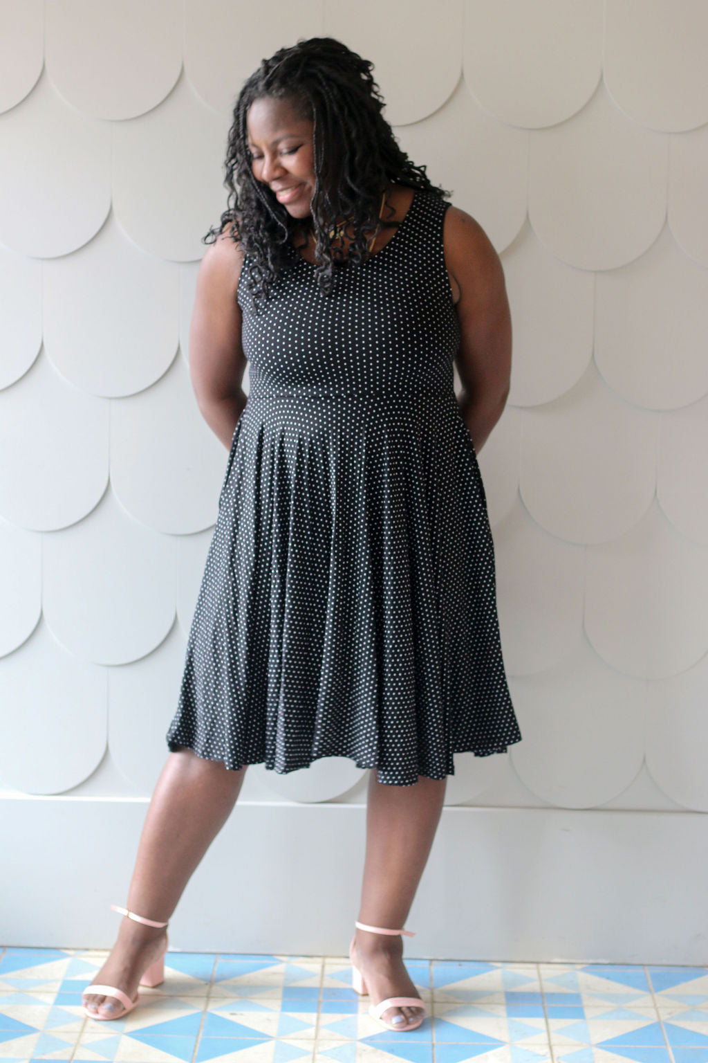 *Pre-Sale* Tank Heart Cut-Out Circle Dress