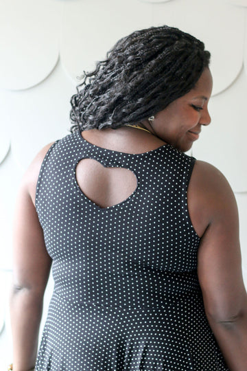*Pre-Sale* Tank Heart Cut-Out Circle Dress