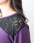 *Pre-Sale* Lace Sweatshirt