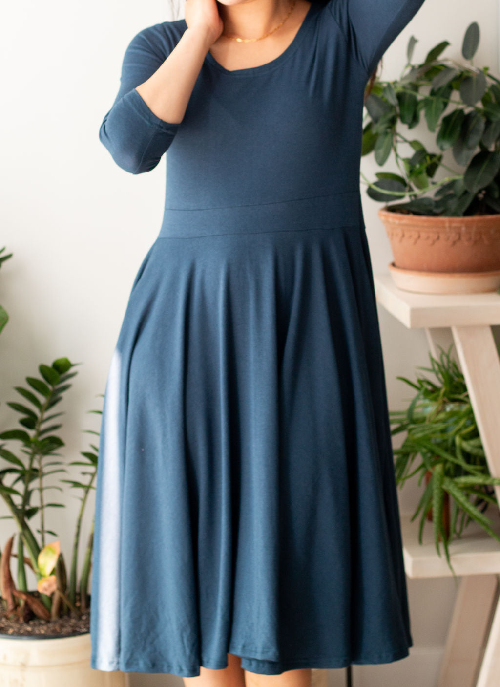 *Pre-Sale* 3/4 Sleeve Circle Dress