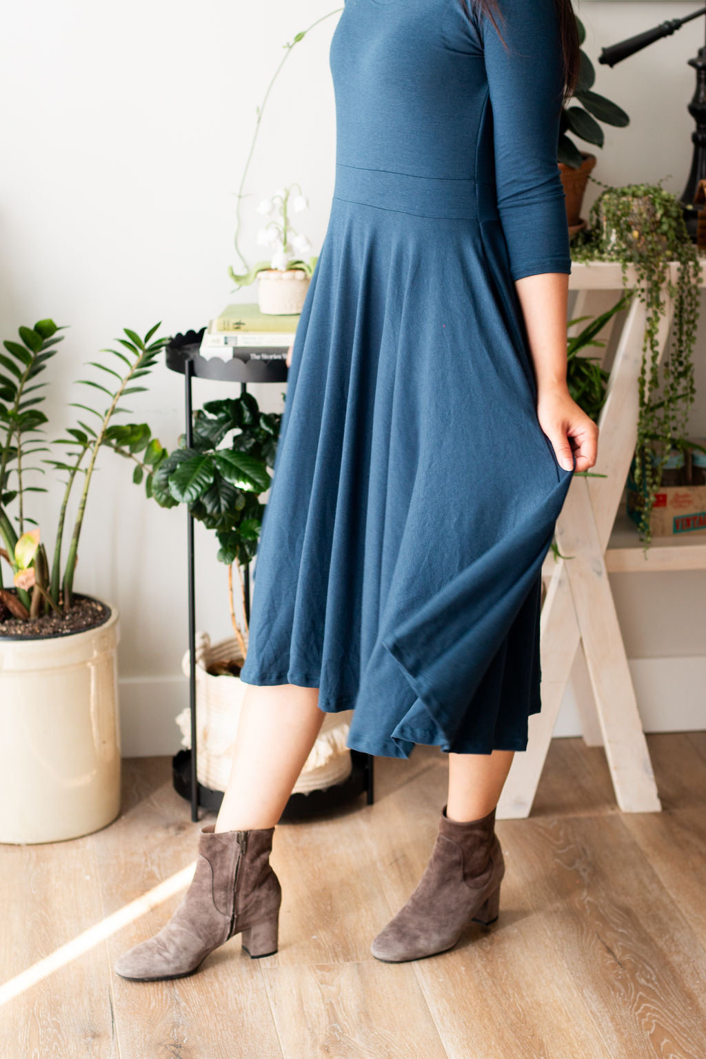 *Pre-Sale* 3/4 Sleeve Circle Dress