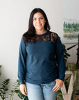 *Pre-Sale* Lace Sweatshirt
