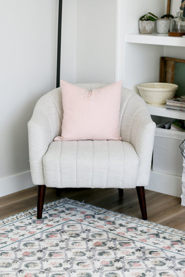 *Freshly Baked* Cushion Cover - Pink Sugar Stripe