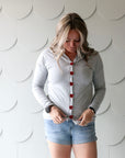 *Pre-Sale* Heart Button Up Cardi