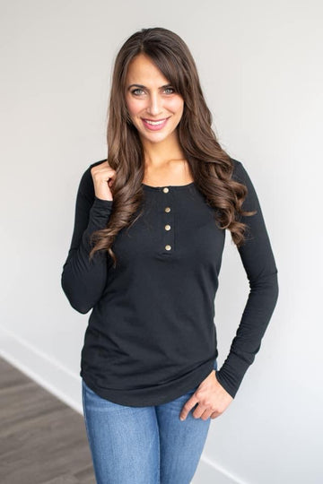 *Pre-Sale* Long Sleeve Henley