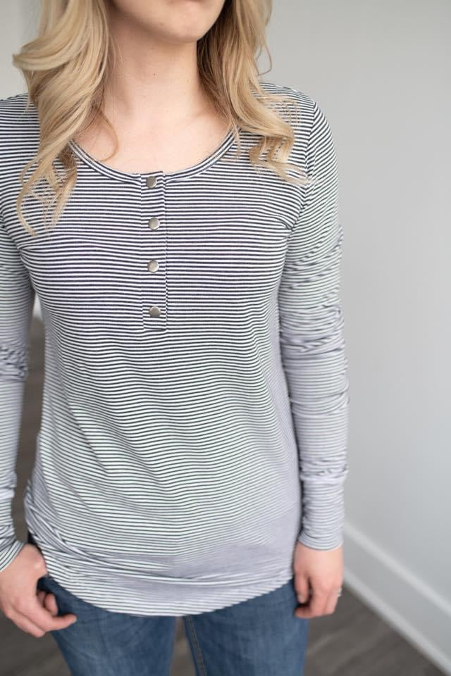 *Pre-Sale* Long Sleeve Henley