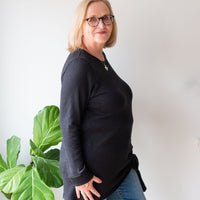 *Pre-Sale* Ruched Tie Long Sleeve