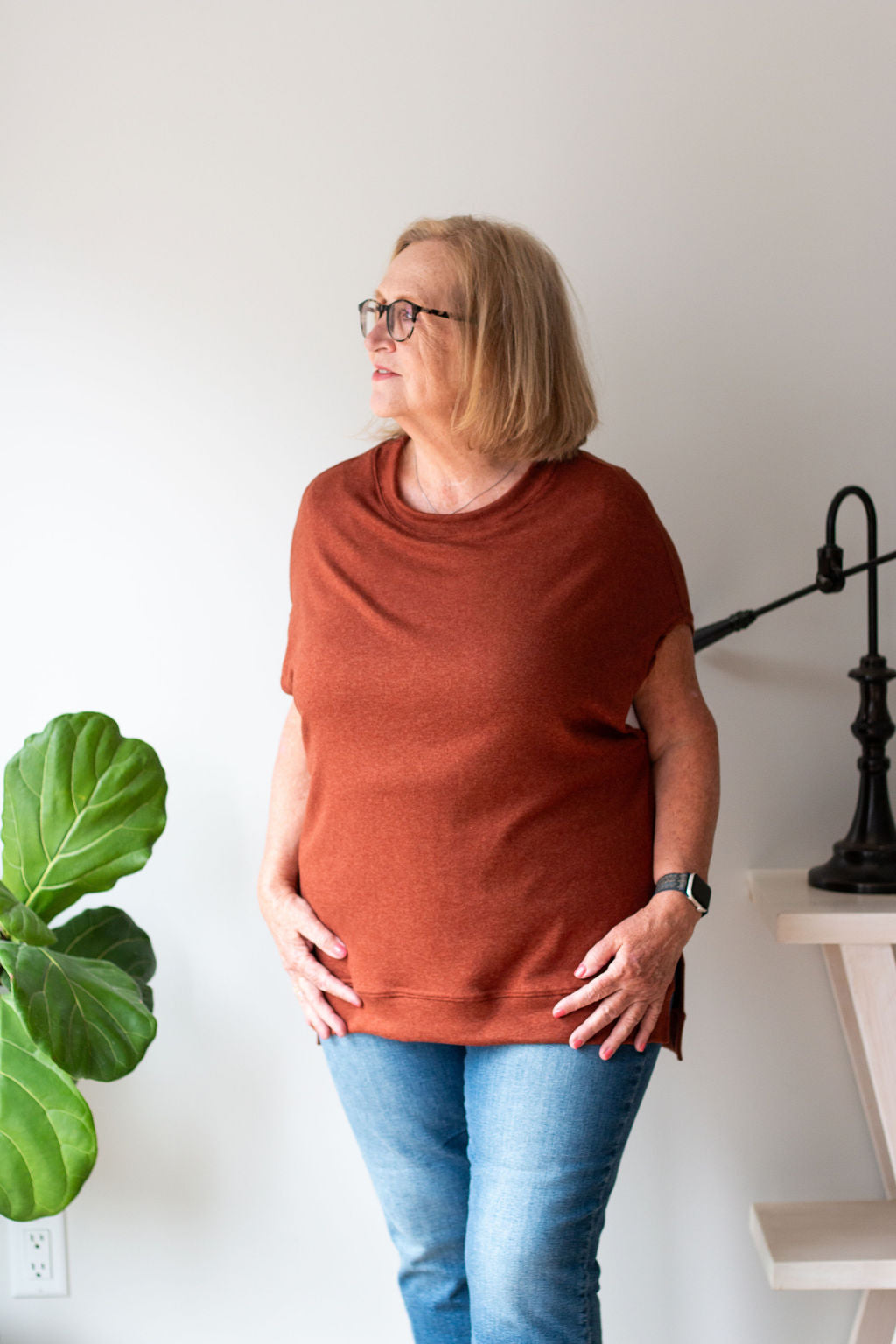 *Pre-Sale* Sleeveless Crew Split Sweater