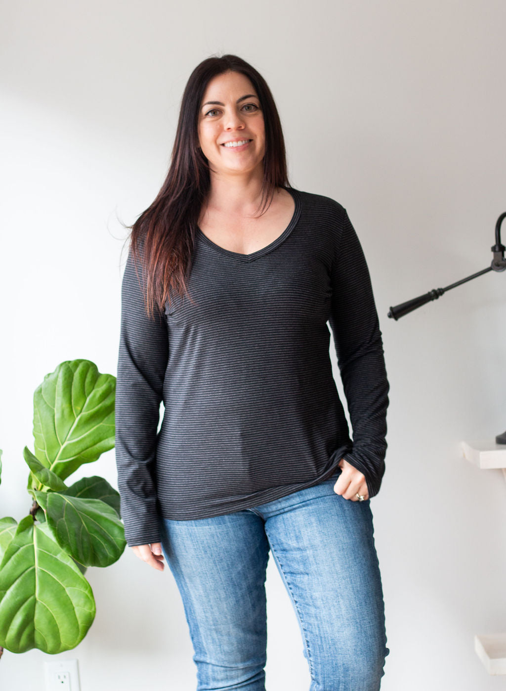 *Pre-Sale* Long Sleeve V Neck Tee