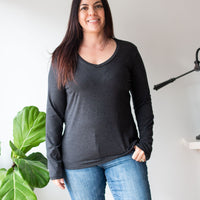 *Pre-Sale* Long Sleeve V Neck Tee