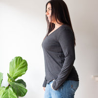 *Pre-Sale* Long Sleeve V Neck Tee