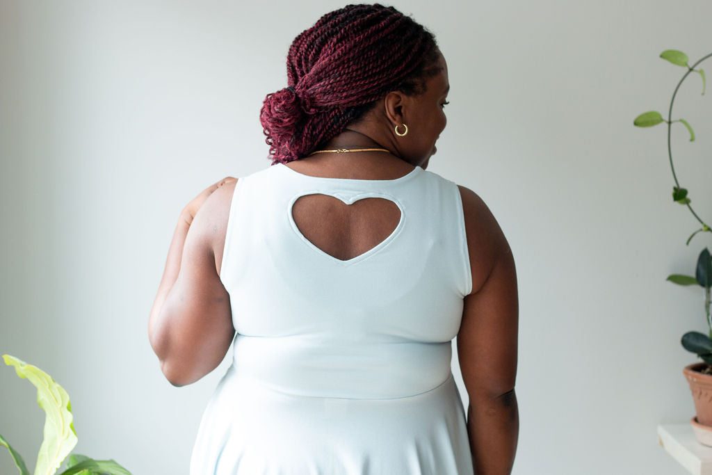 *Pre-Sale* Tank Heart Cut-Out Circle Dress